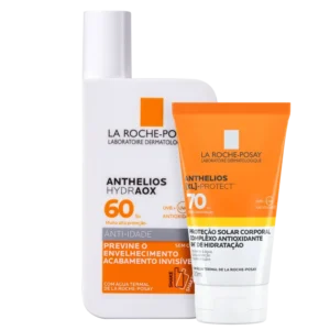 KIT ANTHELIOS PROTEÇÃO SOLAR CORPO & ROSTO